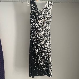 Black and white Ralph Lauren cocktail dress
